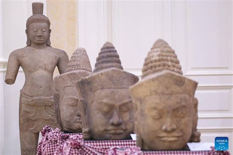 looted pinay.co|Cambodia celebrates return of 70 looted artifacts.